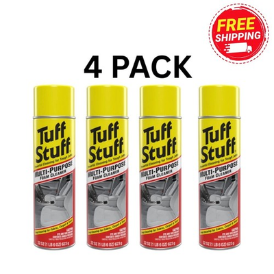 #ad 4 pack Tuff Stuff Multi Purpose Foam Cleaner for Car Detailing 22 oz $13.55