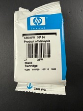 HP 74 Black CB335W Genuine Ink printer cartridge OEM for Deskjet PhotoSmart New