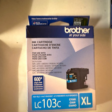 Brother Genuine LC103C XL High Yield Cyan Inkjet Ink Cartridge
