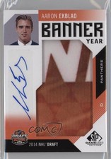 2016-17 SP Game Used Banner Year Draft 2014 Aaron Ekblad #BD14-AE Auto dz8