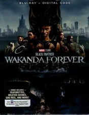 Black Panther: Wakanda Forever (Blu-ray + Digital Code, 2022, Marvel) NEW,sealed