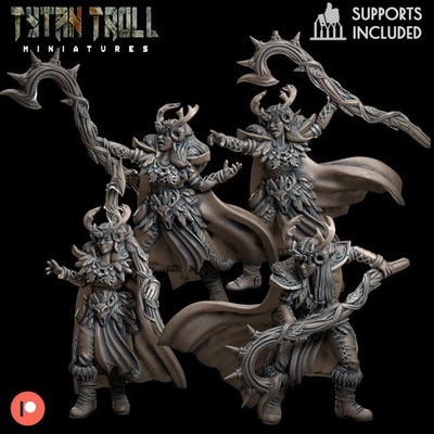 Weibliche Druide Miniatur
