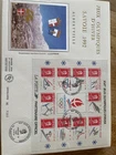 France SILK 11 different FDC covers from 1992-1995 all LARGE, high original cost