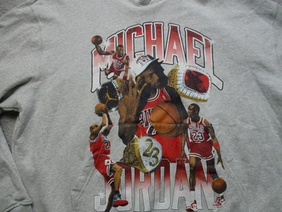 Chicago Bulls Hoodie Mens 2XL Gray NBA Basketball Nike Michael