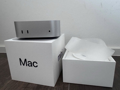 Apple Mac mini M4 Desktop Mini PC Silber mit Originalverpackung (Box)