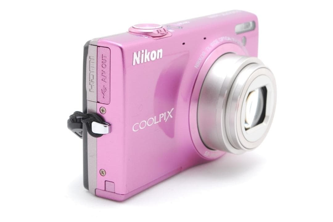 Nikon COOLPIX S6100 Pink Digital Camera 16.0MP 7x Optical Zoom