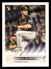 2022 Topps Connor Overton #339 RC Pittsburgh Pirates