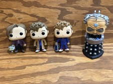 Funko Pop! BBC Doctor Who Lot Tenth Doctor, w Hand 355 Convention Vaulted Loose
