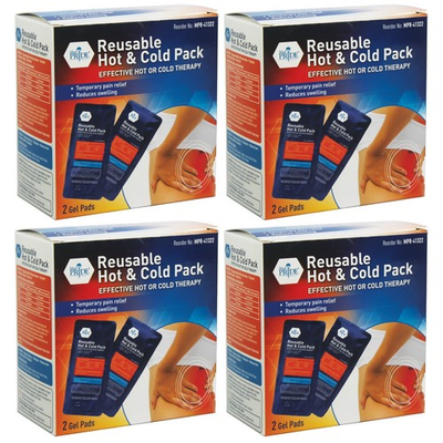 #ad MedPride Reusable Hot Cold Gel Pack Ice Heat Therapy Pain Relief Compress 4 48ct $109.61