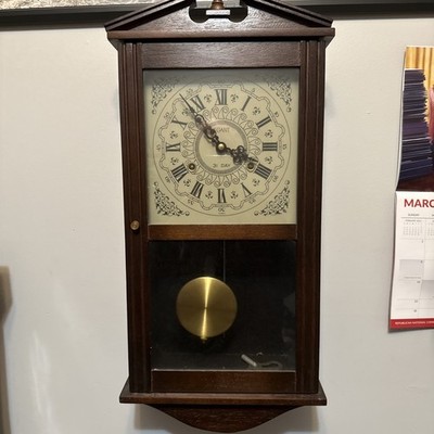 Vintage LeGant 31 Day Wall Clock Made in Korea with Key Chimes | eBay
