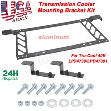 For 1999-2006 GM Truck Tru-Cool 40k Transmission Cooler Mounting Bracket Kit US
