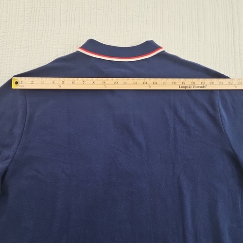 Polo Ralph Lauren 100% Cotton Mesh Shirt Men's XXL Classic Navy Blue NWT NEW - Picture 10 of 13
