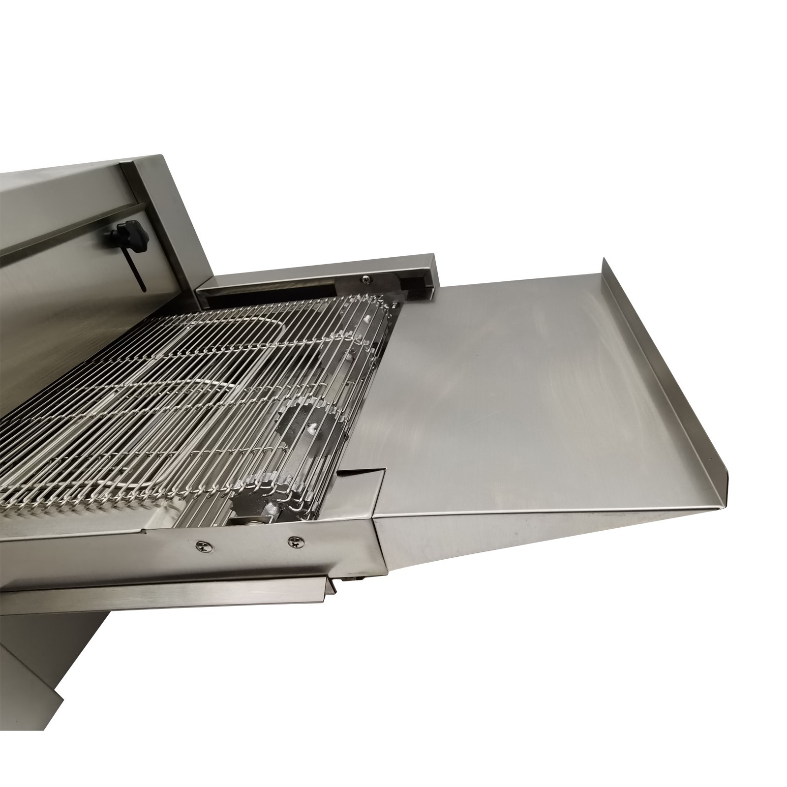 220V Electric Straight Tube Conveyor Pizza Oven Commercial Baking Oven 12"