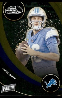 2024 Panini Player of the Day Orange #40 Jared Goff /199 - FB