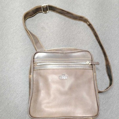 Rowallan Brown Leather Messenger Crossbody Bag Hand Made Fine Leather
