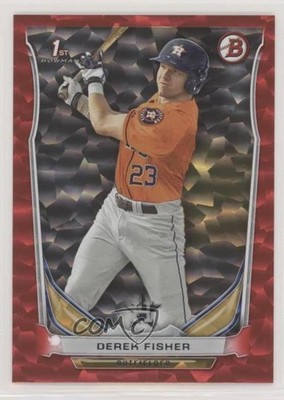 2014 Bowman Draft Red Ice 143/150 Derek Fisher #DP35 0c2