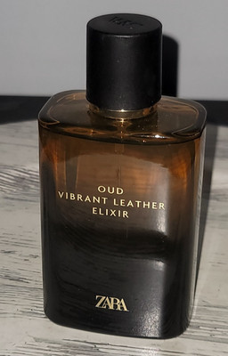 ZARA Vibrant Leather OUD ELIXIR 100ml EDP Mens Parfum NEW