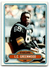 1980 Topps L.C. Greenwood Pittsburgh Steelers #375