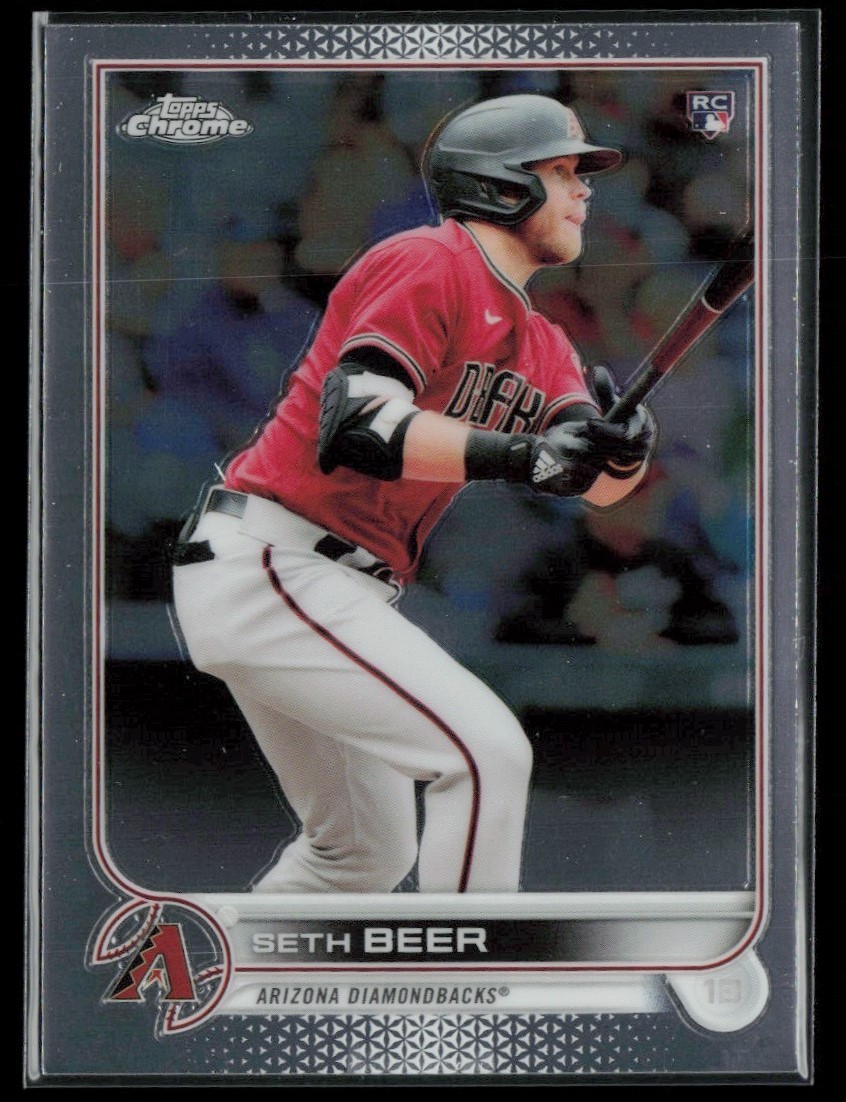 2022 Topps Chrome BASE Seth Beer RC Arizona Diamondbacks #186