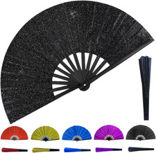 Clacking Fans for Line Dancing  13 Inches Fans for Line Dancing  Outdoor Portable