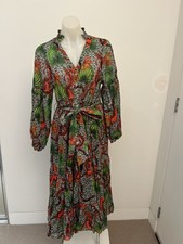 COOP green floral maxi dress - size S, 8-10, NEW