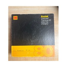 Vintage Kodak Carousel Transvue 80 Slide Tray in Box