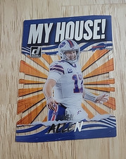 2021 Clearly Donruss JOSH ALLEN My House Die Cut #CMH-JA Buffalo Bills SP