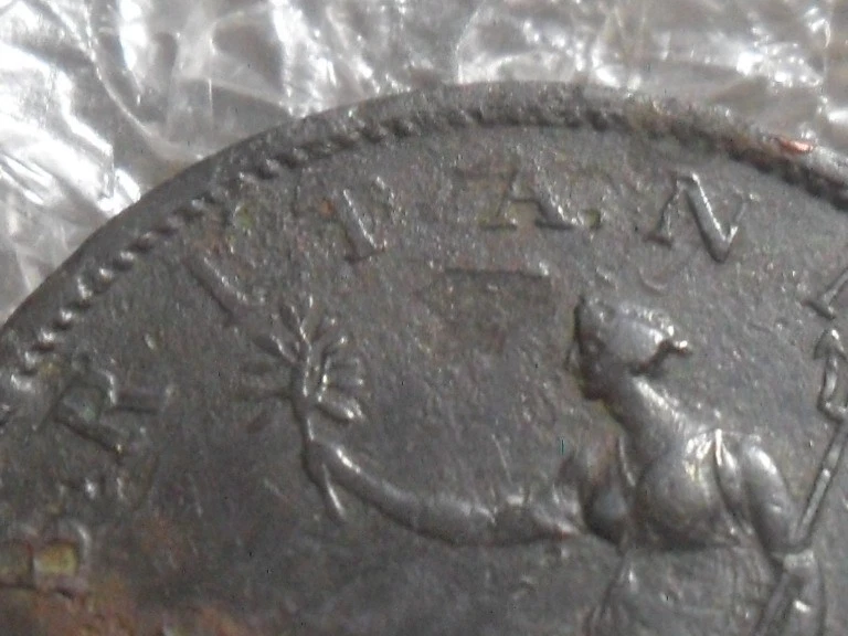 1806 George III penny. - Image 2 of 3