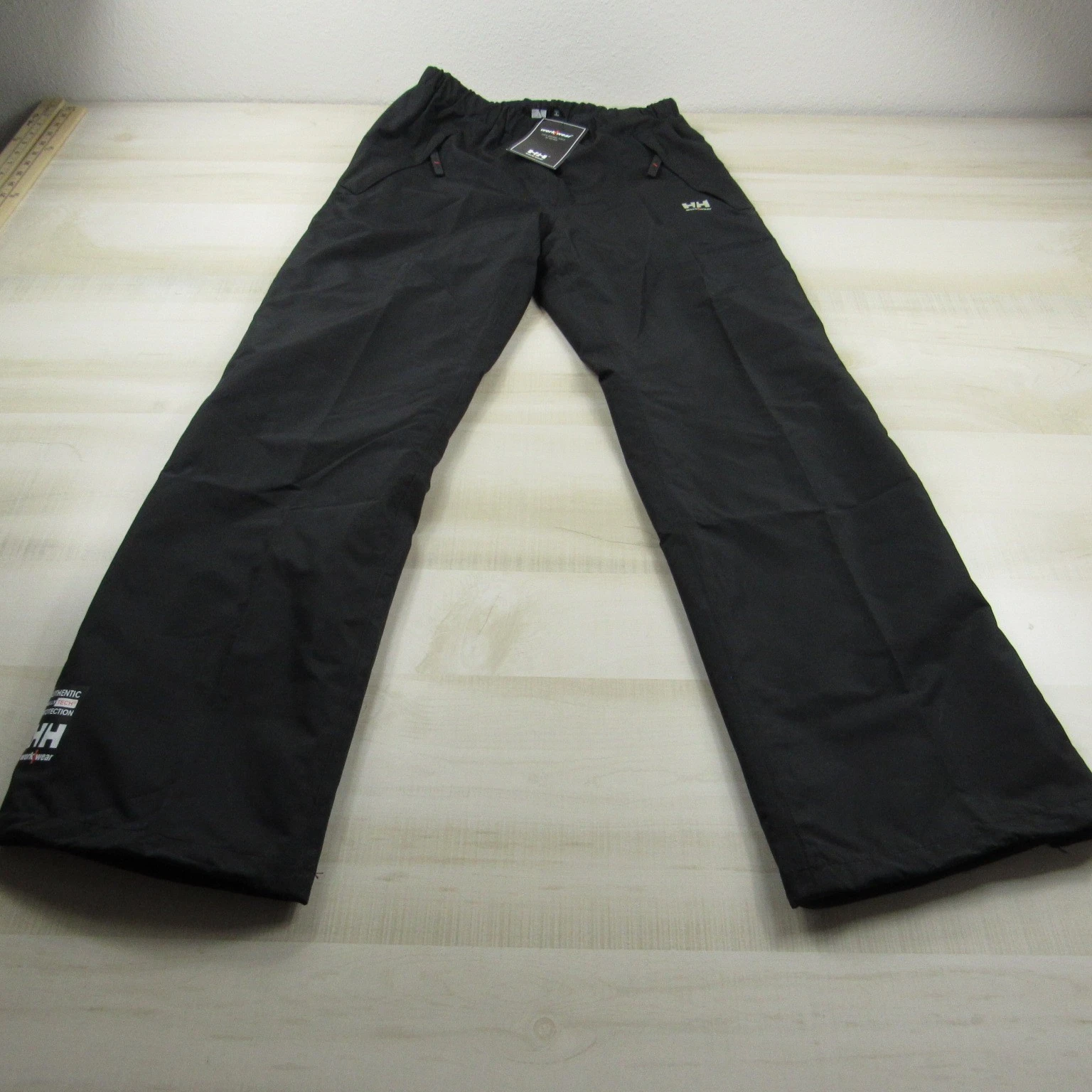 Helly Hansen Pants Mens Small Black Manchester Waterproof Hellytech Workwear
