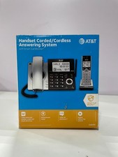 AT T CL84107 DECT 6.0 Expandable Corded/Cordless Phone with Smart Call Blocker