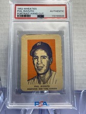 1952 Wheaties PHIL RIZZUTO Portrait—Hand Cut PSA AUTHENTIC