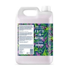 Faith In Nature Lavender & Geranium Hand Wash 5 Litre Refill Vegan