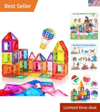 Safe and Durable Magnetic Building Blocks - 20 PCS Learning Toys for Ages 3-8