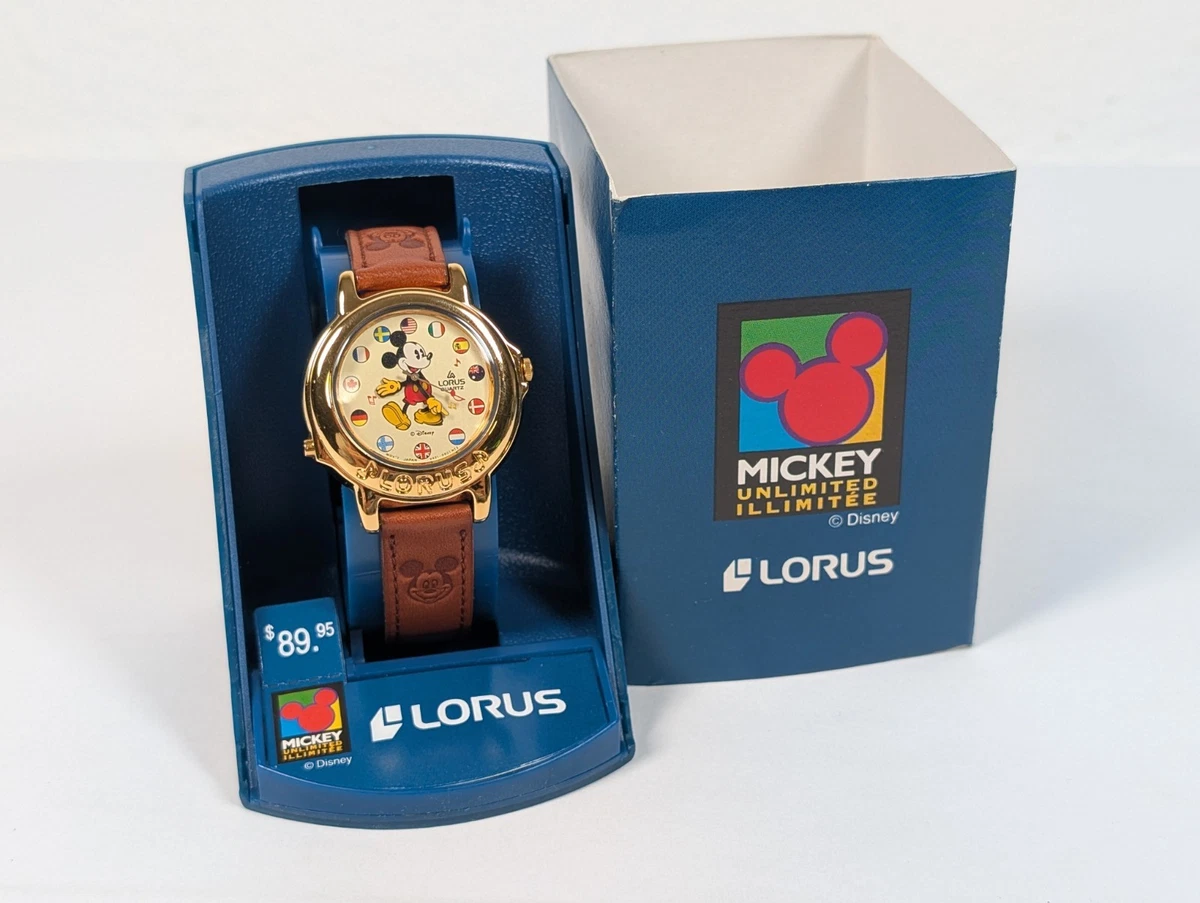 Vintage Lorus Mickey Mouse Musical Unisex Watch 34mm Disney New Battery Abiha Watch Co | Vintage Lorus (by SEIKO) Disney musical  main image 2