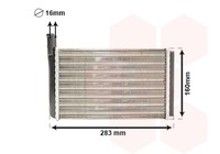 VAN Wezel WäRmetauscher Innenraumheizung 58006061 FüR VW Audi Porsche 90 944 924