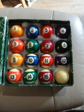 pool balls  Spots and Stripes Pool Ball Set 