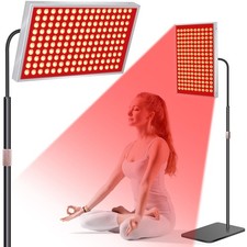   Red Light Therapy for Face  Body, 160 DualWavelength LEDs Red Light Lamp P...