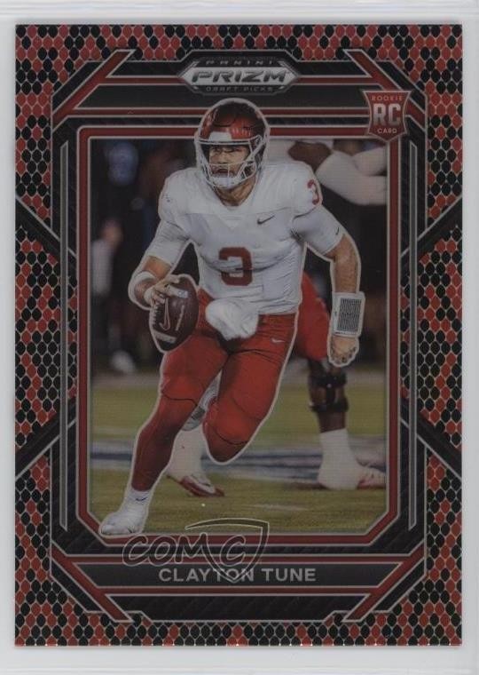 2023 Panini Prizm Draft Picks Snakeskin Prizm Clayton Tune #111 nd3