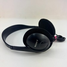 Vintage Sony MDR-201 On Ear Stereo Light Wired Headphones w/Foam Pads - Tested