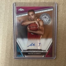 2023-24 Topps Chrome - Certified Rookie Autographs Seth Lundy #CRA-SL (AU, RC)