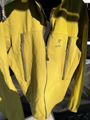Olive Green Men s Arc'teryx Polartec Gamma Fleece Lined Full Zip Jacket Size XL