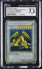 Yu-Gi-Oh! Thousand Dragon MRD-143 1st Edition Metal Raiders CGC 7.5 Faded