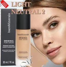 bareMinerals Original Serum Liquid Foundation*SPF 20~LIGHT NEUTRAL 2-NIB 1oz $44