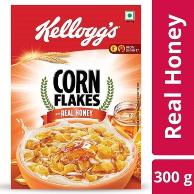 Kellogg's Cornflakes Real, Honey | 300 gm