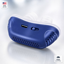 Anti Snoring Device Sleep Aid Snore Stopper Silicone Mouthpiece Rechargeable