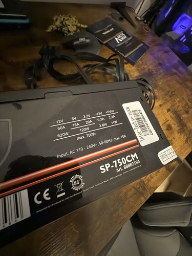 HiPower SP-750 ATX PC Gaming Netzteil 750 Watt 140mm Lüfter 2x PCIe