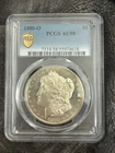 1880-O MORGAN SILVER DOLLAR, PCGS AU-58. Semi-PL and looks UNC