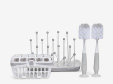 Sprucely Bottle Accessories Starter Set, White/Grey
