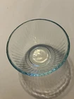 Vintage Pyrex 7401-S Clear Blue Tinted Ribbed Glass 3 cup Round Mixing Bowl USA