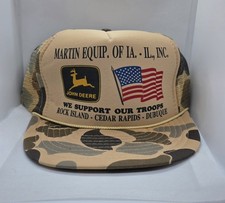 Vintage John Deere Trucker Hat Mesh Snapback - Dealer Promo 24